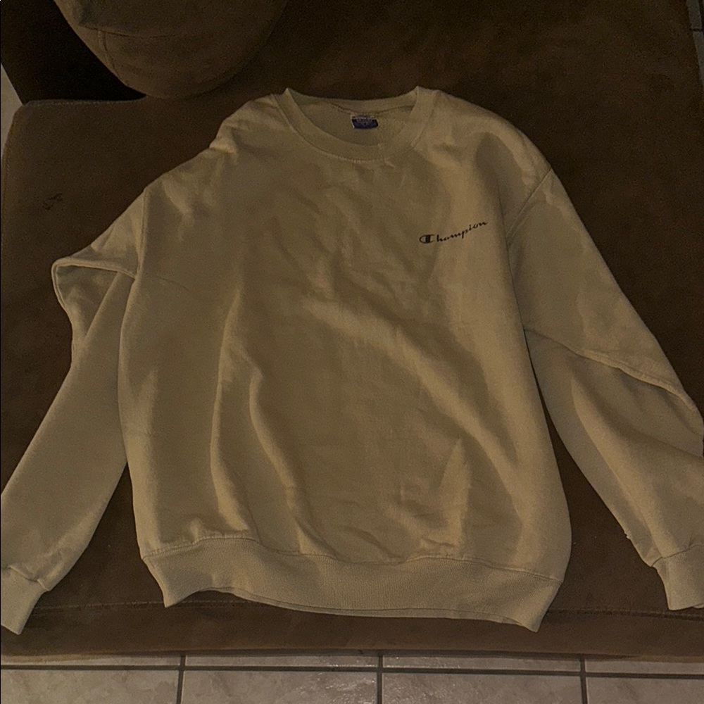 Champion Men's Cream Sweater